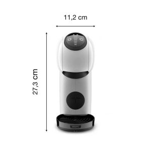Кафе машина Krups KP243110 Genio S EU, 1500 W, налягане на помпата 15 бара, бяла