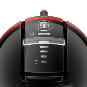 Кафе машина Krups Mini Me KP123H10, автоматична, за капсули Nescafe Dolce Gusto, 1500 W, червено-черна