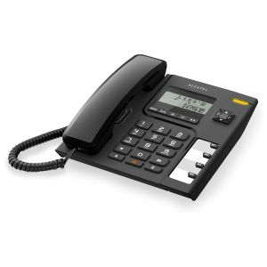 Жичен телефон Alcatel Temporis 56, LCD, списък на пропуснати повиквания 68 броя