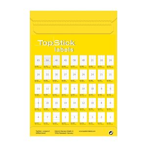 Top Stick Самозалепващи се етикети, A4, 63.5 х 38.1 mm, 21 броя, 100 листа