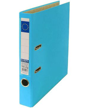 Класьор Europa A4, 5,5 cm св.син