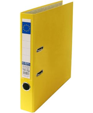 Класьор Europa A4, 5,5 cm Жълт
