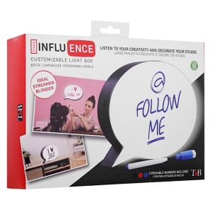 Светеща кутия TNB Influence, персонализирана, 6 х AA батерии, 1.5 V, USB