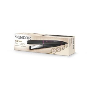 Преса за изправяне на коса Sencor SHI 1100BK, 220V, 45 W, черна