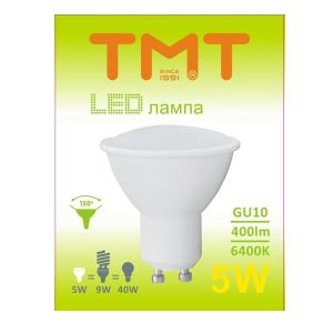 Крушка Tmt LED, GU10, 5W, 230V, 400 lm, 6400k