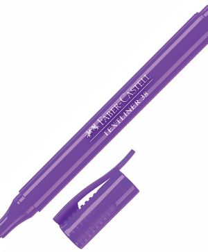 Текс маркер Faber Castell Textliner 38 лилав