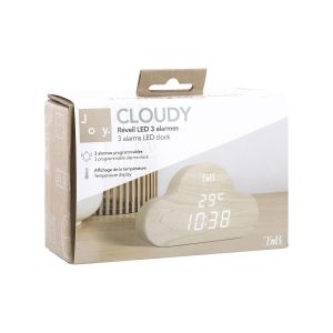 Часовник TNB Joy Cloudy, електронен, LED