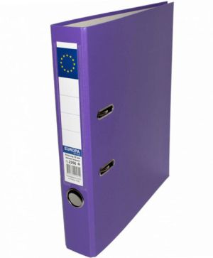 Класьор Europa A4, 5,5 cm лилав