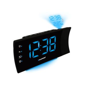 Радио часовник Blaupunkt CRP81USB, FM радио, USB, с прожекция, 5 V, 6 W, черен