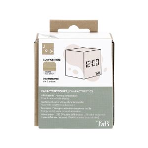 Часовник TNB Joy Cube, електронен, LED