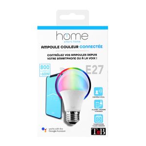 Крушка TNB Smart Home, LED, 60 W, 800 lm, с Wi-Fi, E27