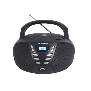 Радио касетофон Blaupunkt BB7BK, FM радио/CD/MP3/USB/AUX, черен