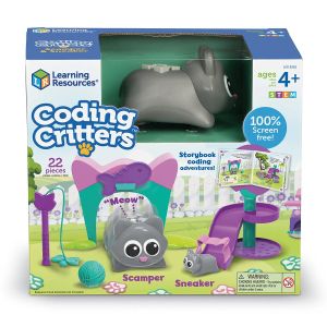 Играчки за програмиране Котета Learning Resources, батерии AAA, 2 броя