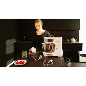 Миксер Blaupunkt SMM501, с купа, 5 L, 1500 W, бял
