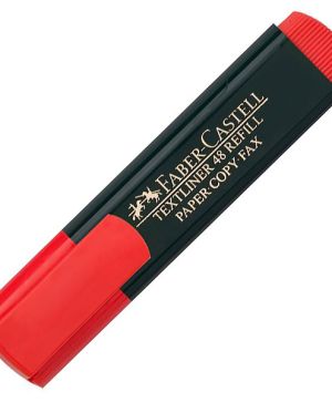Текст маркер Faber-Castell Червен