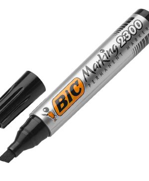 Перманентен маркер Bic 2300 Черен скосен връх
