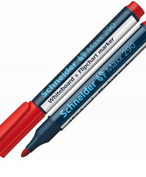 Маркер за бяла дъска Schneider 290 Червен