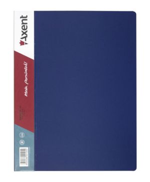 Папка с 2 ринга Axent A4, 2,5 см. син