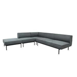 Модул RFG Klark, прав, текстил, 800 х 800 х 720 mm, сив