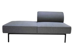 Модул RFG Klark, ъглов, текстил, 800 х 800 х 720 mm, сив