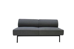 Модул RFG Klark, ъглов, текстил, 800 х 800 х 720 mm, сив