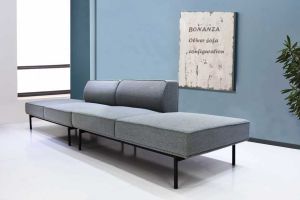 Модул RFG Klark, прав, текстил, 800 х 800 х 720 mm, сив
