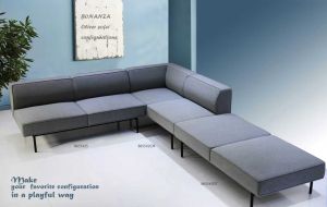 Табуретка RFG Klark, текстил, 800 х 800 х 400 mm, сива