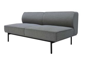 Табуретка RFG Klark, текстил, 800 х 800 х 400 mm, сива
