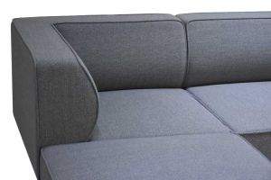 Табуретка RFG Klark, текстил, 800 х 800 х 400 mm, сива