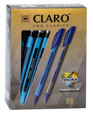 Химикалка Claro Trion+ 0.7 mm, Черен