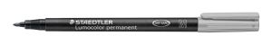 Маркер Staedtler Lumocolor 317 OHP М, СИВ