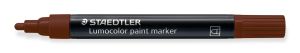 Акрилен маркер Staedtler Lumocolor 349, кафяв 76