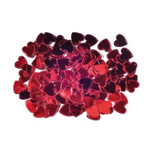 Конфети сърца Junior, червени, 15 х 15 mm, 14 g