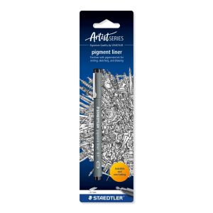 Тънкописец Staedtler Pigment Liner 308, блистер, 0.1