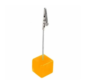 Щипка за бележки 25x25mm Оранжев