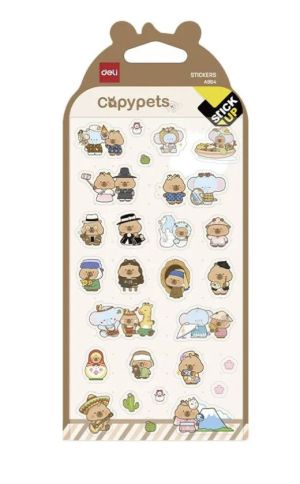 Стикери Deli Stick Up Capypets EA964