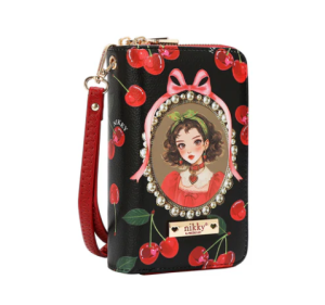 Портфейл Nikky, 10x16x4.5 cm, Cherry Lips