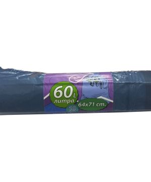 Торби за смет Renkli 60л. 10бр, 64х71см с връв