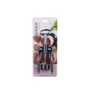 Тирбушон Kinvara, хромиран, 200 g, черен