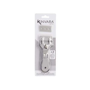 Стъргалка за стъклокерамика Kinvara, с 2 резервни части