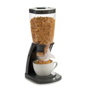 Диспенсър за зърнени храни Kinvara, пластмасов, 4.5 L, сив