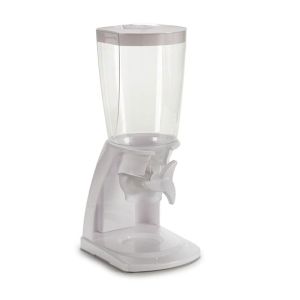 Диспенсър за зърнени храни Kinvara, пластмасов, 4.5 L, бял