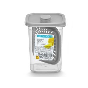 Сокоизстисквачка Leknes, с диспенсър и капак, 1 L, сива