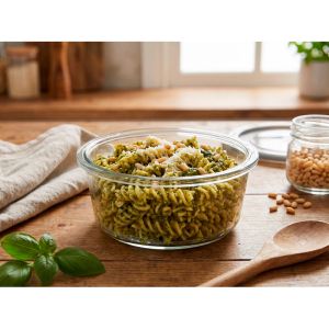 Кутия за храна Vivalto, кръгла, прозрачна