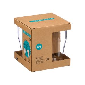 Чаша за бира Leknes, акрил, 520 ml, 4 броя