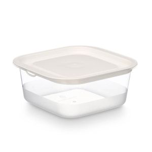 Кутия за храна Leknes, квадратна, пластмасова, 1000 ml, 5 броя