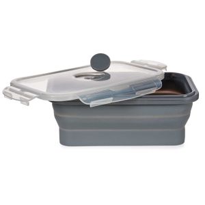 Кутия за обяд Kinvara, сгъваема, 800 ml, антрацит