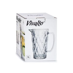 Кана Vivalto, стъклена, диамант, 1 L