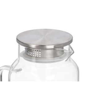 Кана Vivalto, боросиликатно стъкло, с метален капак, 1.2 L