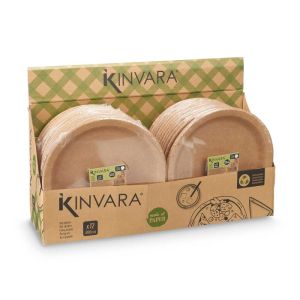 Чинии Kinvara, крафт, 28 cm, 12 броя